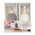 KIT BANHEIRO 3 PECAS VIDRO E BAMBU 19 CM X 9 CM X 21,5 CM - Imagem 4