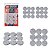 PROTETOR AUTOADESIVO P/MOVEIS EM FELTRO REDONDO C/18 PCS 2,5CM0 NA CARTELA CK4022 CLINK - Imagem 2