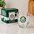 CANECA XICARA DE VIDRO CONICA PALMEIRAS 380ML ALLMIX - Imagem 1