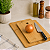 Kit 2 Tabuas de Bambu Queijo Frios Corte Cozinha Clink - Imagem 3