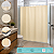 CORTINA DE BOX DE PLASTICO COR SORTIDAS C/12 GANCHOS 177X180CM CLINK - Imagem 2