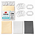 CORTINA DE BOX DE PLASTICO COR SORTIDAS C/12 GANCHOS 177X180CM CLINK - Imagem 1