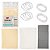 CORTINA DE BOX DE PLASTICO COR SORTIDAS C/12 GANCHOS 177X180CM CLINK - Imagem 6