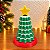 Árvore De Natal Infantil 17cm Monta E Desmonta Brinquedo Verde E Branco - Imagem 1