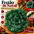 FESTAO NATAL 7X2CM VERDE PLASTICO - Imagem 2