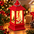 Vela Decorativa Eletrônica de LED Lamparina Papai Noel 9 cm - Imagem 2