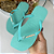 Kit 12 Pares Chinelo Feminino Havaianas Encantare Pingentes Sandalia de dedo Atacado - Imagem 1