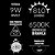 KIT 10 Lâmpada Led Bulbo Pêra 9w 6500k Luz Branca E27 Avant - Imagem 5