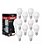 KIT 10 Lâmpada Led Bulbo Pêra 12w 6500k Luz Branca E27 Avant - Imagem 3