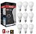 KIT 10 Lâmpada Led Bulbo Pêra 15w 6500k Luz Branca E27 Avant - Imagem 1