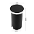 Balizador Solo Led Edge Redondo Preto 3000k Ip67 Taschibra - Imagem 3
