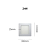 Painel Led 24w Embutir Quadrado 29cm 6500k Cor Branco Demi - Imagem 3