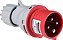 Plugue Industrial 3P+T 16A 6H 380-415V IP44 Tramontina - Imagem 1