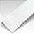 Cantoneira em PVC Branco - 13, 16, 19, 21, 22, 25, 35 e 40 mm | Perfil Plástico para Acabamento - Imagem 3