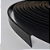 Perfil Trim 1/2'' (13 mm) Preto - Acetato com Alma de Alumínio | Rolo de 25 Mts. - Imagem 3