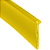 Perfil Trim 1/2'' (13 mm) Amarelo - Acetato com Alma de Alumínio | Rolo de 25 Mts. - Imagem 3