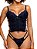 Conjunto Cropped Bojo Tule e Calcinha Fio Sexy Seduction - Imagem 3