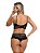 Conjunto Sutiã Triângulo Tule e Calcinha Caleçon Renda Comfort Elegance - Imagem 2
