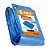Lona Encerado Polietileno 6 X 5 azul 300 Micras Ajax - Imagem 1