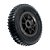 RODA PNEUM AJAX 2.50-4 8X2 4L PLÁSTICO FURO PASSAN. 20MM 3/4 - Imagem 1