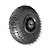 RODA PNEUM AJAX 3.50-4 350X4 4L PLÁSTICO ROLAMENTO 20MM 3/4 - Imagem 1