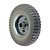 RODA PU AJAX 2.50-4 EIXO 3/4" ROL. ROLETE - Imagem 1