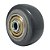 RODA PVC CINZA 1.5/8 POL 40KG P/ RODÍZIO - Imagem 1