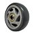 RODA PVC CINZA 4 POL 100KG P/ RODÍZIO - Imagem 1
