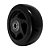 RODA PVC PRETO 4 POL 100KG P/ RODÍZIO - Imagem 1