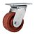 RODÍZIO RODA GIRATÓRIO CELERON MARROM 4" 101MM 200KG - Imagem 1