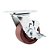 RODÍZIO RODA GIRATÓRIO FREIO CELERON MARROM 5" 127MM 300KG - Imagem 1