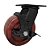 RODÍZIO RODA GIRATÓRIO FREIO CELERON MARROM 6" 152MM 400KG - Imagem 1