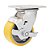 RODÍZIO RODA GIRATÓRIO FREIO POLIURETANO FERRO 6 152MM 300KG - Imagem 1