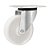 RODÍZIO RODA GIRATÓRIO NYLON AÇO ZINCADO 3" 76MM 100KG - Imagem 1