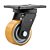 RODÍZIO RODA GIRATÓRIO POLIURETANO FERRO 5" 127MM 500KG - Imagem 1
