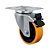 Roda Rodízio Giratório Freio 5" PU Moldado GL 514 PN G 300kg - Imagem 1