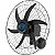 VENTILADOR DE PAREDE OSCILANTE VENTISOL 127V~/220V~ PRETO - Imagem 2