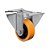 RODÍZIO RODA FIXO 3" PU MOLDADO FERRO FL 312 PN 170KG - Imagem 1