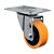 RODÍZIO RODA GIRATÓRIO 3" PU MOLDADO FERRO GL 312 PN 170KG - Imagem 1
