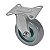 RODÍZIO RODA FIXO PVC BP 5 POLEGADAS 130MM FL 512 BP AJAX - Imagem 1
