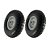 KIT 2 UN RODA PNEUM. AJAX CARGO 3.50-4 - 4L ARO ALUM. 7/8" - Imagem 1
