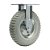 KIT 4 UN RODÍZIO FIXO 8X2 RODA MACIÇA PU 250X4 - Imagem 2
