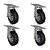 KIT 4 UN RODÍZIO GIRATÓRIO PNEUMÁTICO CARGO SPEED 6X2 - Imagem 1