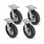 KIT 4 UN RODÍZIO GIRATÓRIO 8X2 PNEUMÁTICO CARGO 250X4 - Imagem 1