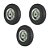 KIT 3 UN RODA PNEUM. AJAX CARGO 2.50-4 - 4L - ROLAM. 3/4" - Imagem 1