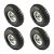KIT 4 UN RODA PNEUM. AJAX CARGO 3.50-4 - 4L - ROLAM. 3/4" - Imagem 1