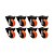 KIT 8 UN RODA RODÍZIO FIXO PVC LARANJA 1.5/8 POL 40MM MÓVEIS - Imagem 1