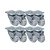 KIT 8 UN RODA RODÍZIO GIRATÓRIO GEL 3 POLEGADAS 75MM MÓVEIS - Imagem 1