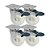 KIT 4 UN RODA RODÍZIO GIRATÓRIO FREIO TRAVA NYLON 5 PO 130MM - Imagem 1