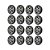 KIT 16 UN RODA PVC CINZA 5 POL 110KG P/ RODÍZIO - Imagem 1